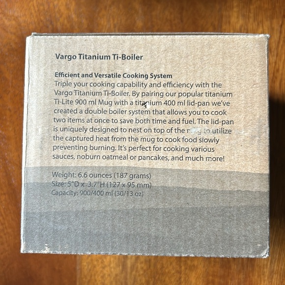 Vargo Ti-Boiler NWT - Picture 3 of 16